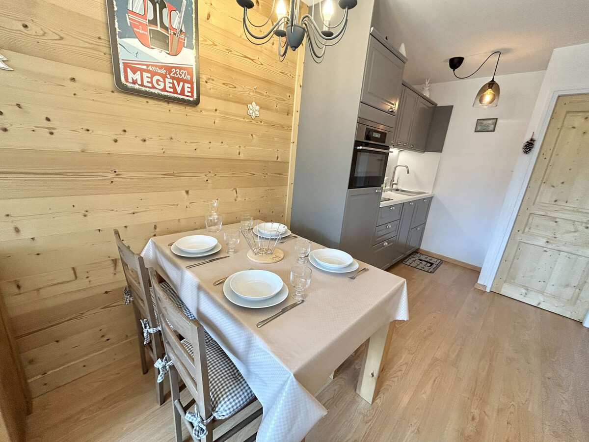 Studio 4 pers. Megève, parking et casier skis - Photo 6