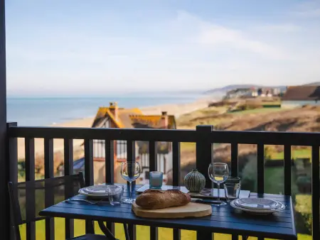 Location appartement à Cabourg, Studio à Cabourg avec balcon et vue mer, 4 personnes