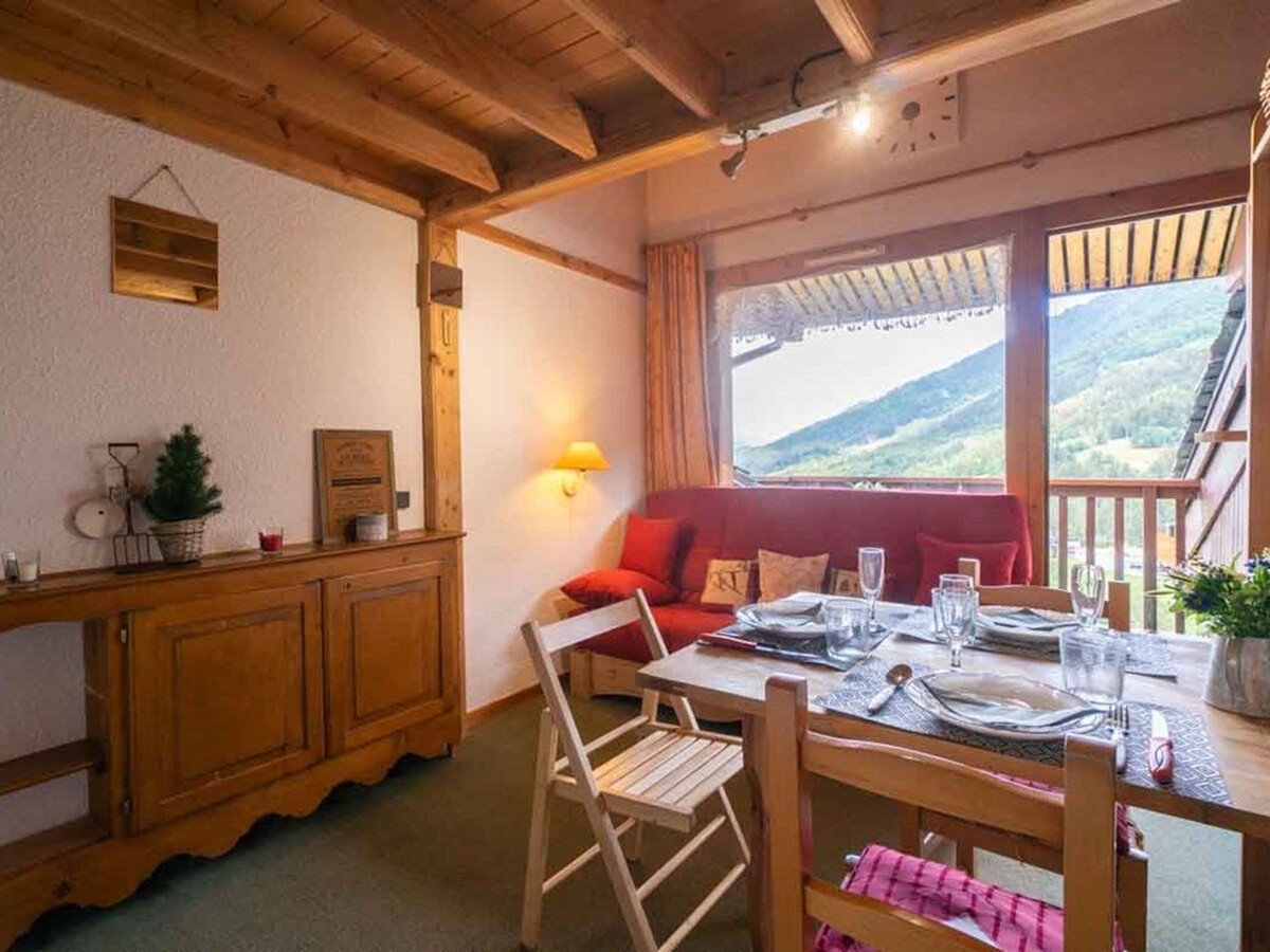 Studio alpin mezzanine 4 pers, terrasse vue vallée - Photo 6