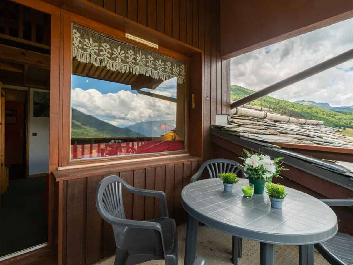 Studio alpin mezzanine 4 pers, terrasse vue vallée - Photo 9