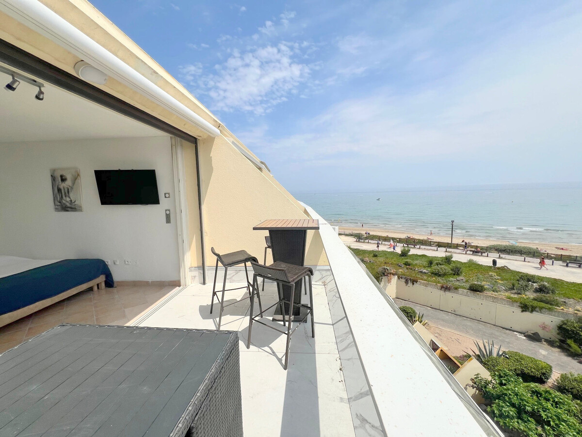 Studio climatisé vue mer, parking privé à Cap d'Agde - Photo 3