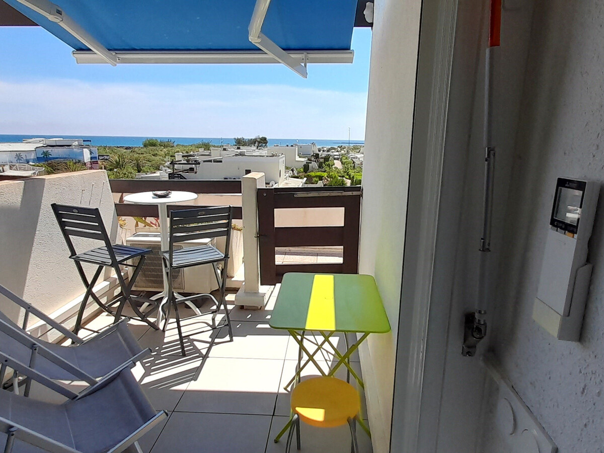 Appartement 2 pers. avec vue mer et terrasse au Cap d'Agde - Photo 4