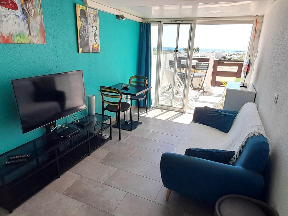 Appartement 2 pers. avec vue mer et terrasse au Cap d'Agde - Photo 8