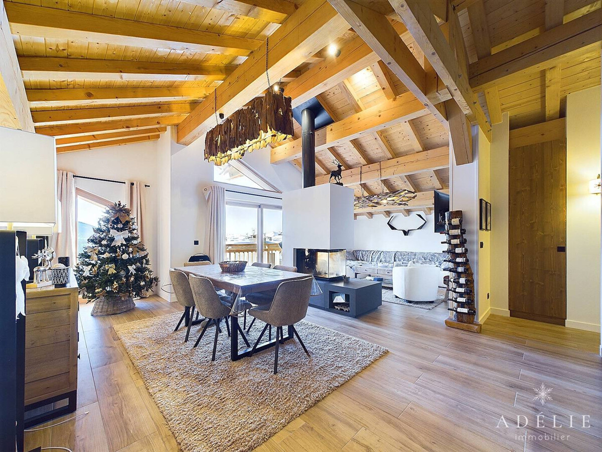 Appartement T4 neuf 102 m² avec cheminée à Montvalezan - Photo 1