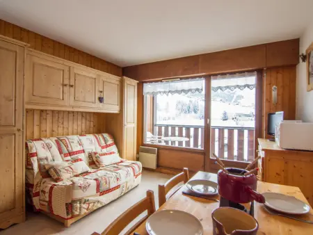 Location appartement à La Clusaz, Studio cosy à La Clusaz pour 4 pers avec balcon, parking et WIFI