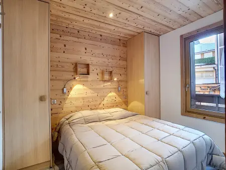 Appartement 31 m² La Clusaz, balcon Sud et casier à skis : photo 5