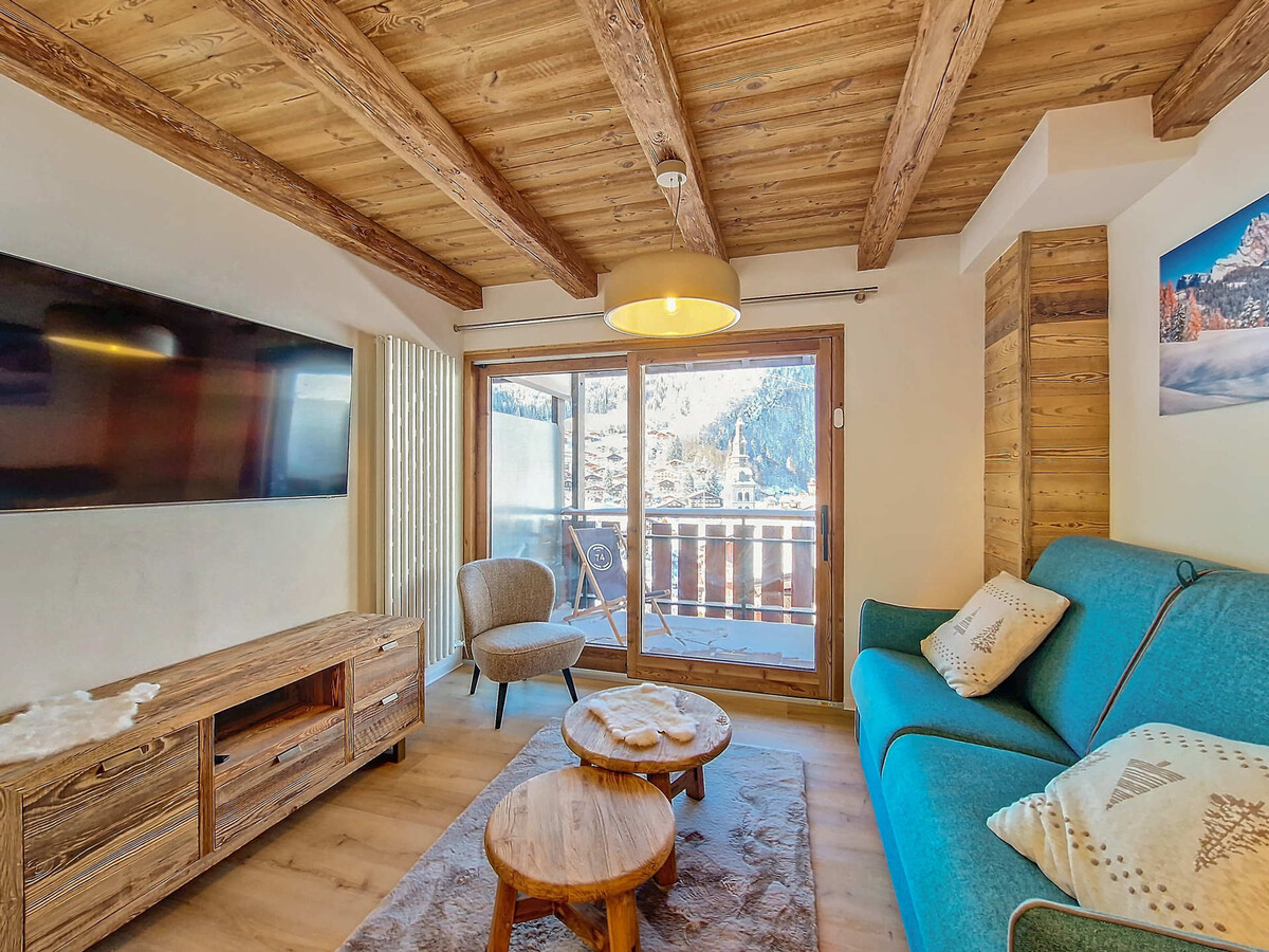 Appartement 6 pers. La Clusaz, balcon Ouest et garage - Photo 1