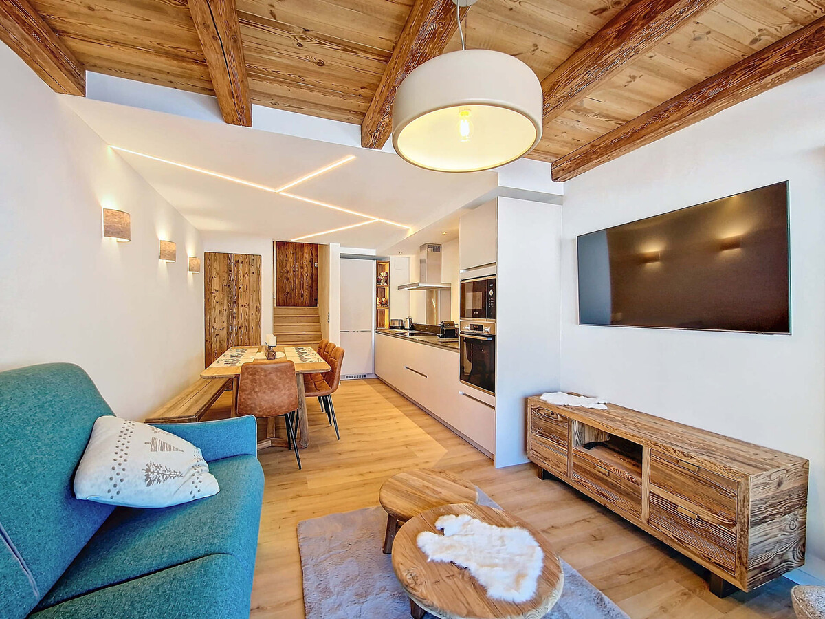 Appartement 6 pers. La Clusaz, balcon Ouest et garage - Photo 2