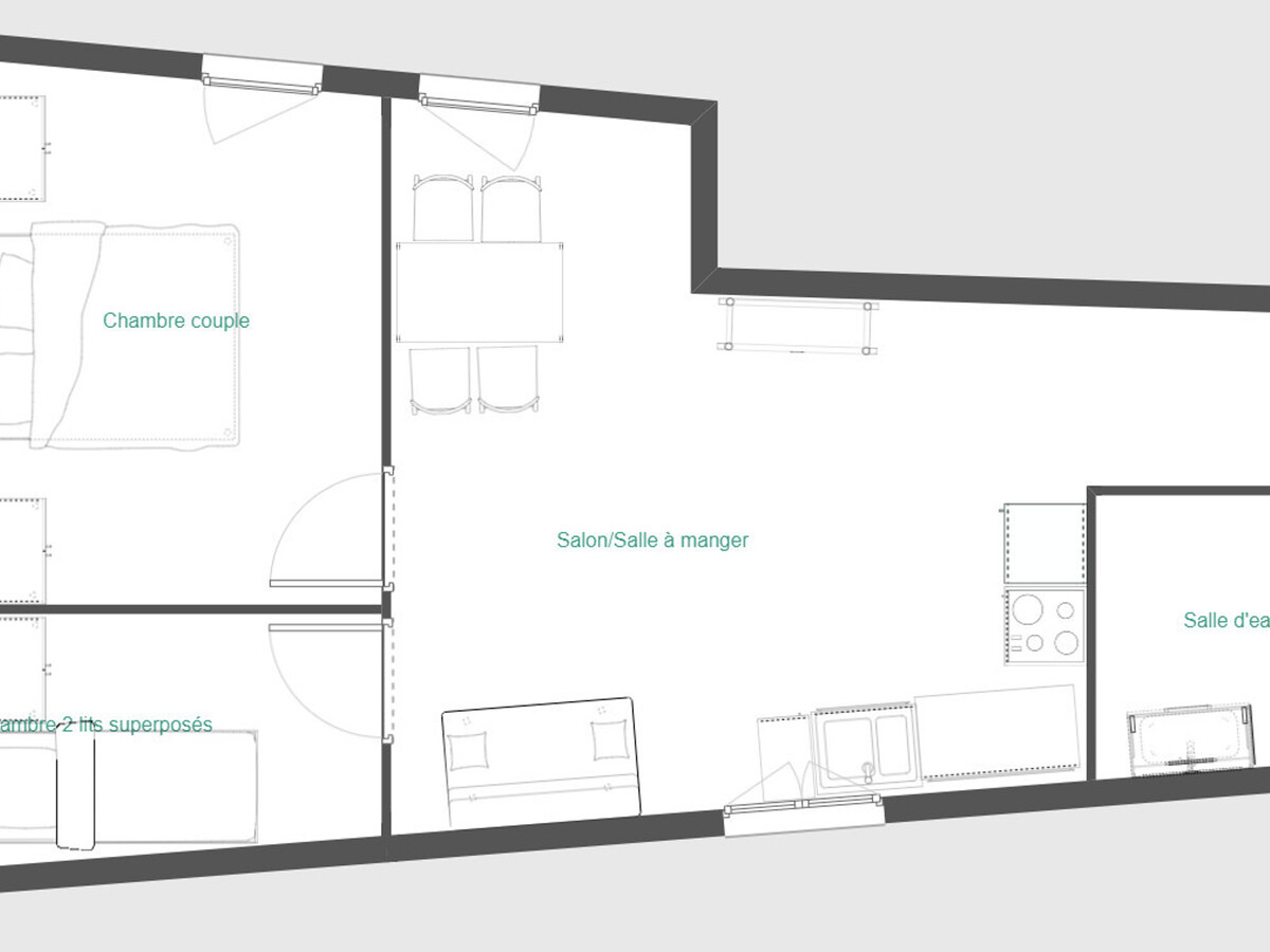 Appartement 4 pers avec balcon Sud à La Clusaz - Photo 10