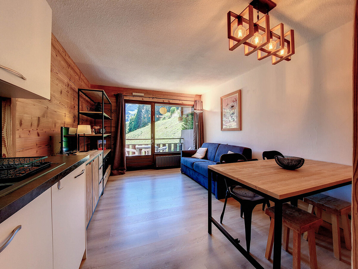 Studio 28 m² balcon sud, garage, WiFi - La Clusaz - Photo 1