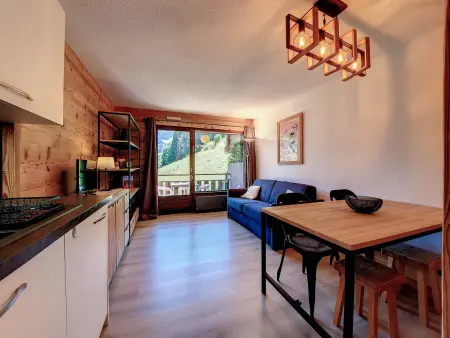 Location appartement à La Clusaz, Studio rénové pour 5 pers, balcon, garage, WiFi - La Clusaz