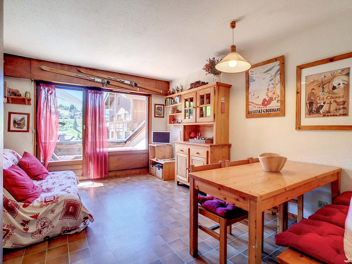 Appartement 29 m² La Clusaz, 4 pers, terrasse Sud - Photo 1