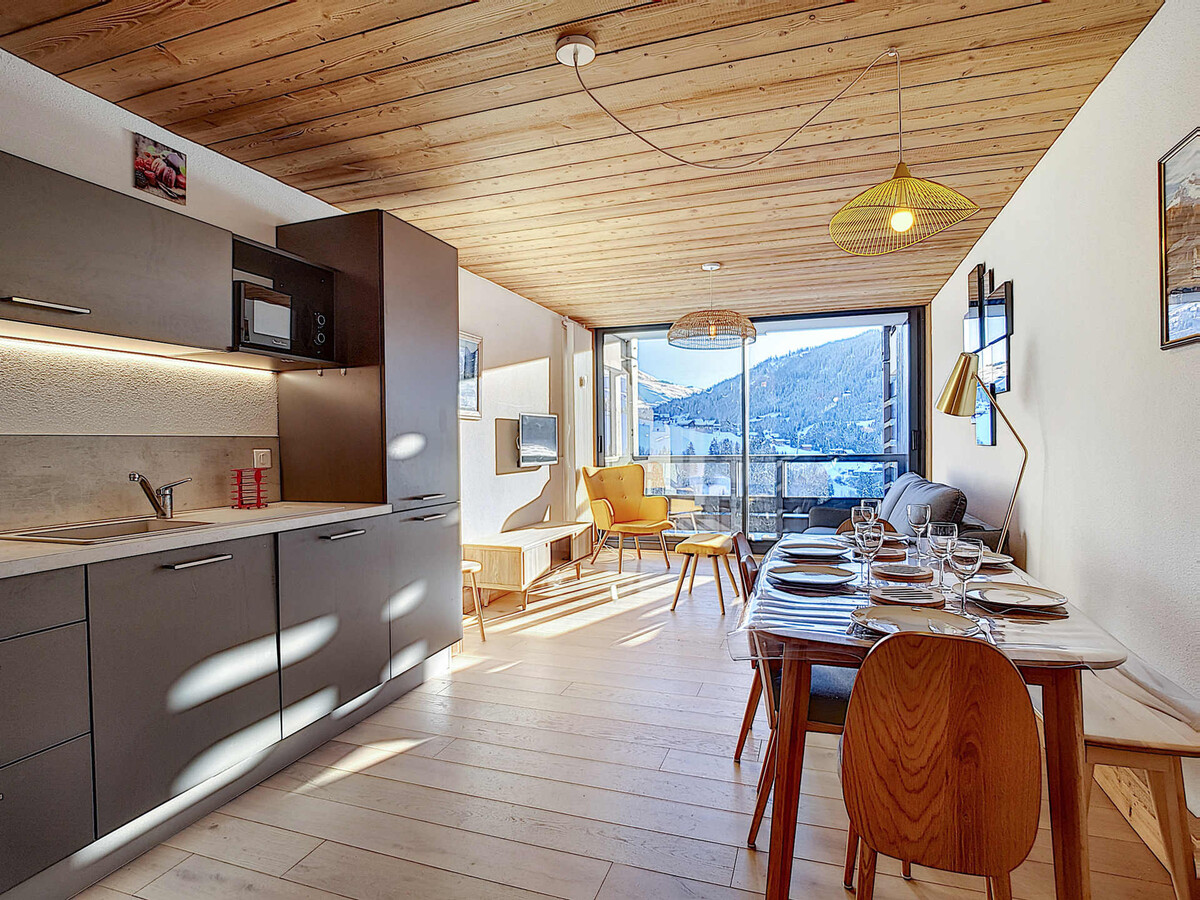 Appartement 6 pers La Clusaz, balcon sud, casier à skis - Photo 1