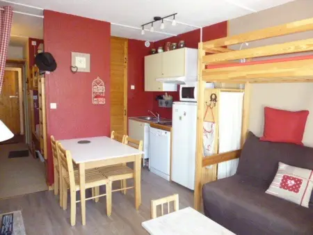 Studio 4/5 pers. skis aux pieds sur les pistes d'Arette : photo 3