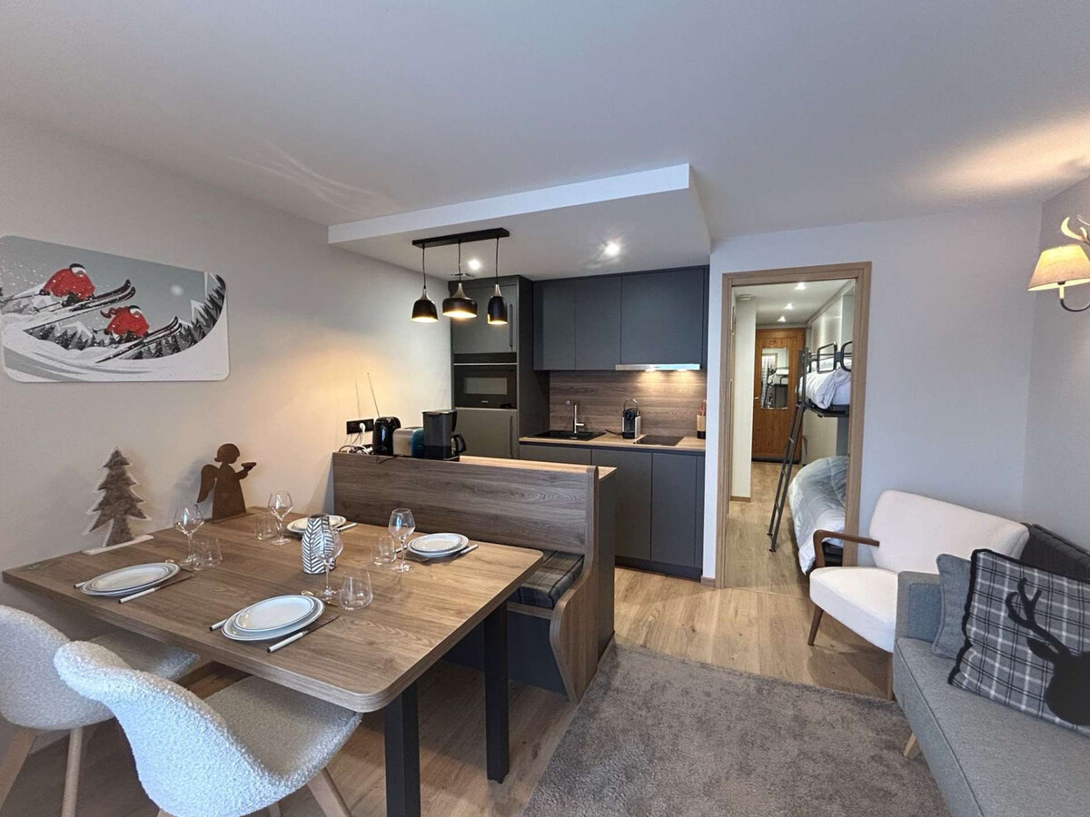 Appartement 4 pers, 3e étage, balcon Sud à Méribel - Photo 1