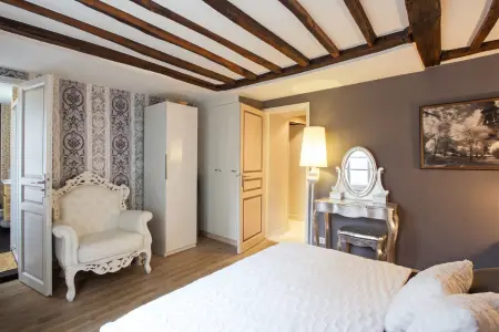 Appartement 75 m² vue sur la ville, 2 chambres, centre de Paris : photo 6