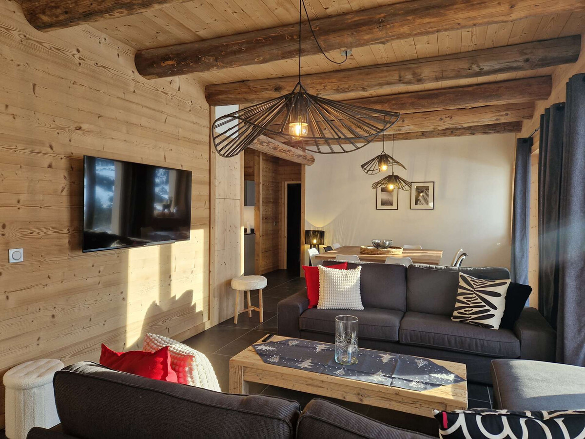 Appartement 10 pers. lumineux à Arêches-Beaufort, terrasse sud - Photo 15