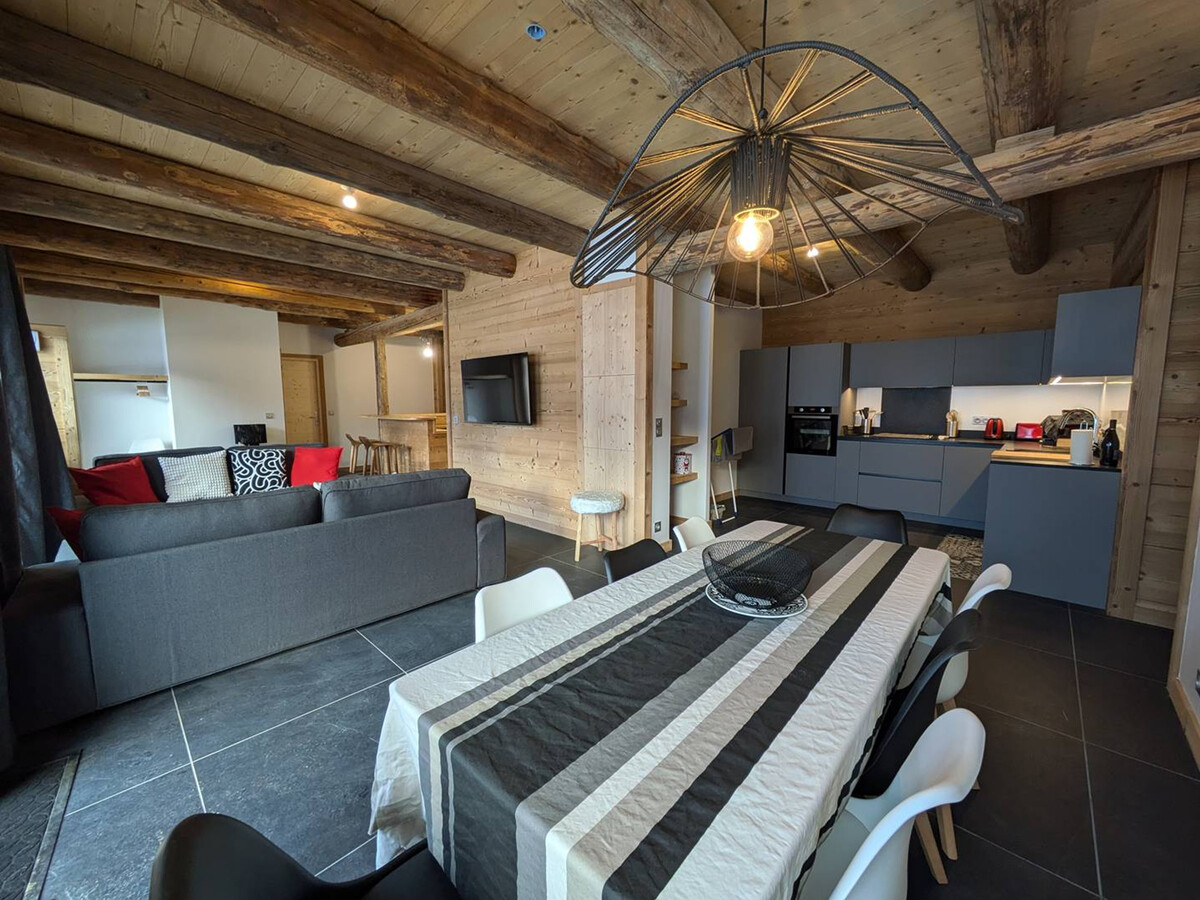 Appartement 10 pers. lumineux à Arêches-Beaufort, terrasse sud - Photo 21