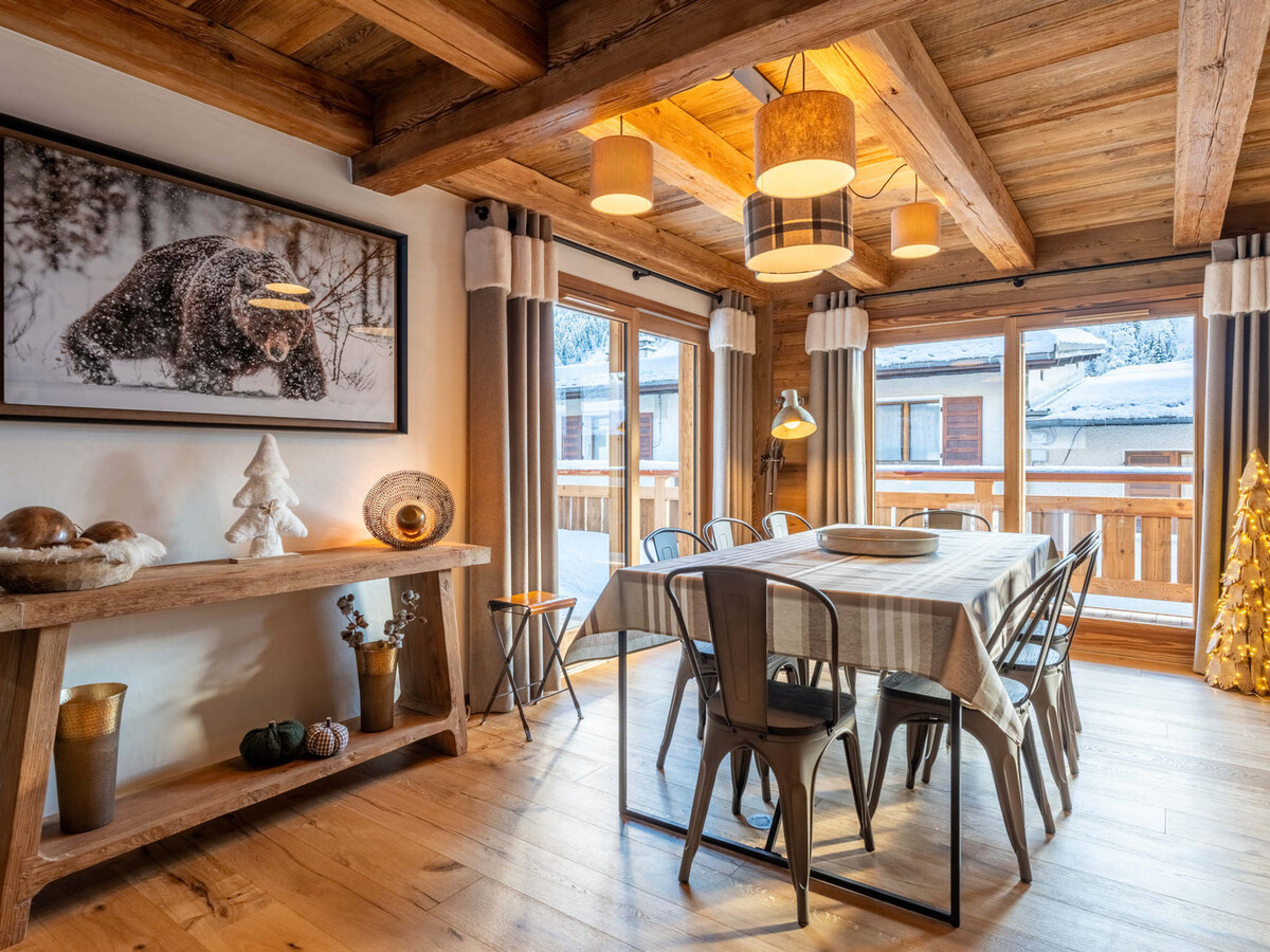 Demi-chalet 12 pers., 5 chambres, vue massifs - La Clusaz - Photo 3