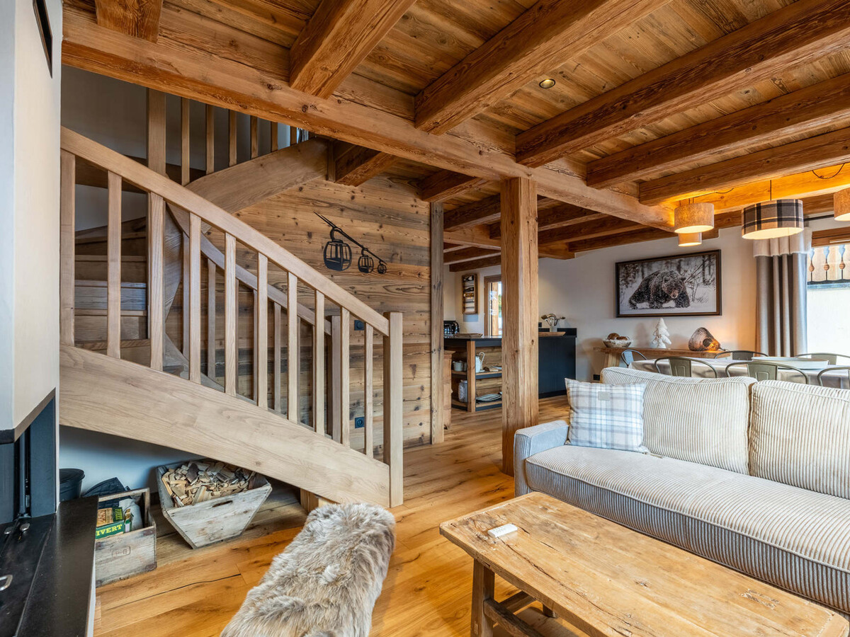 Demi-chalet 12 pers., 5 chambres, vue massifs - La Clusaz - Photo 4