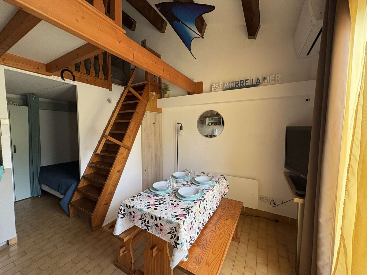 Maison 4 pers. à Saint-Pierre-la-Mer, piscine & espace extérieur - Photo 2