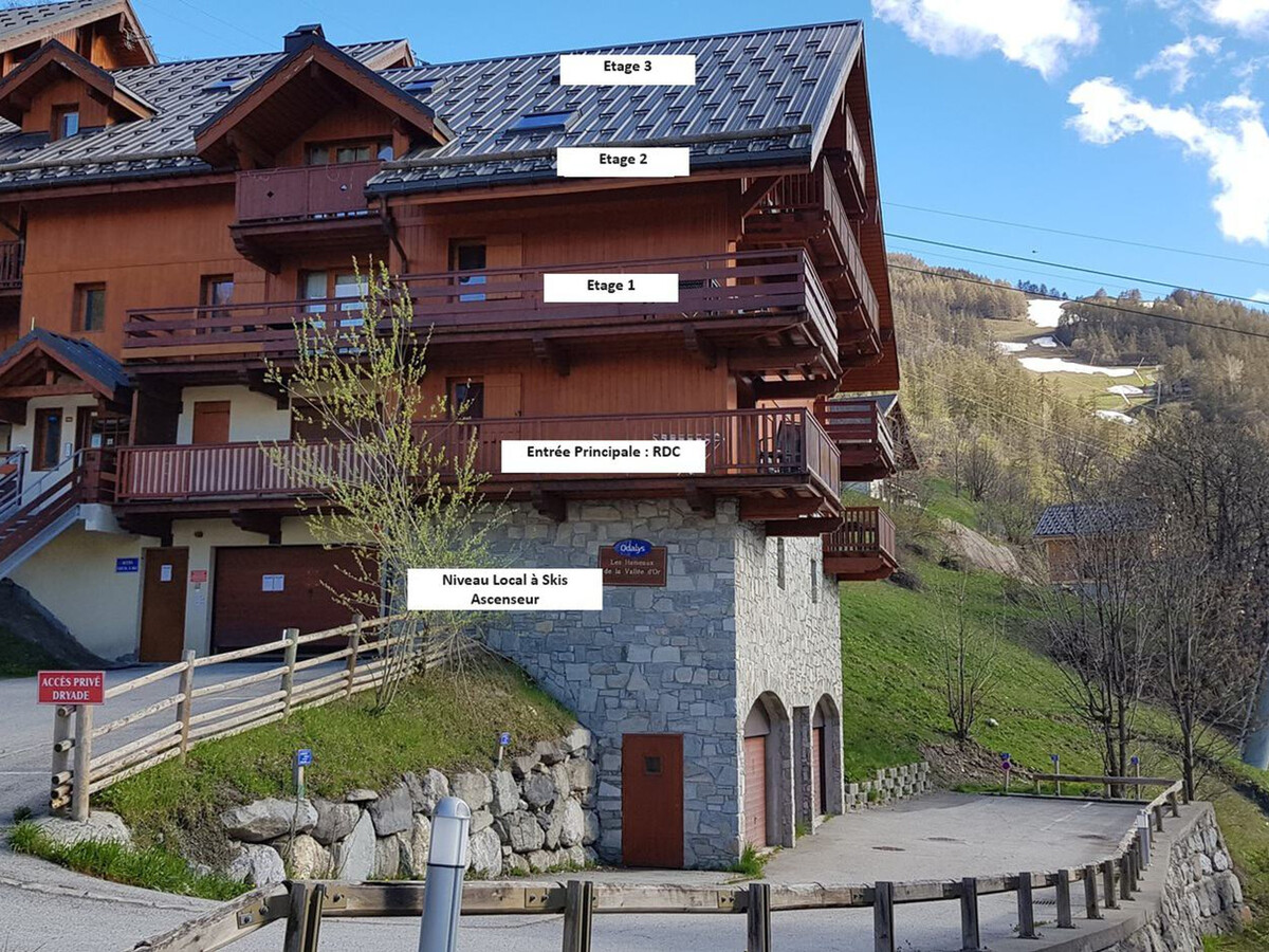 Appartement 4 pers avec parking privé à Valloire - Photo 12