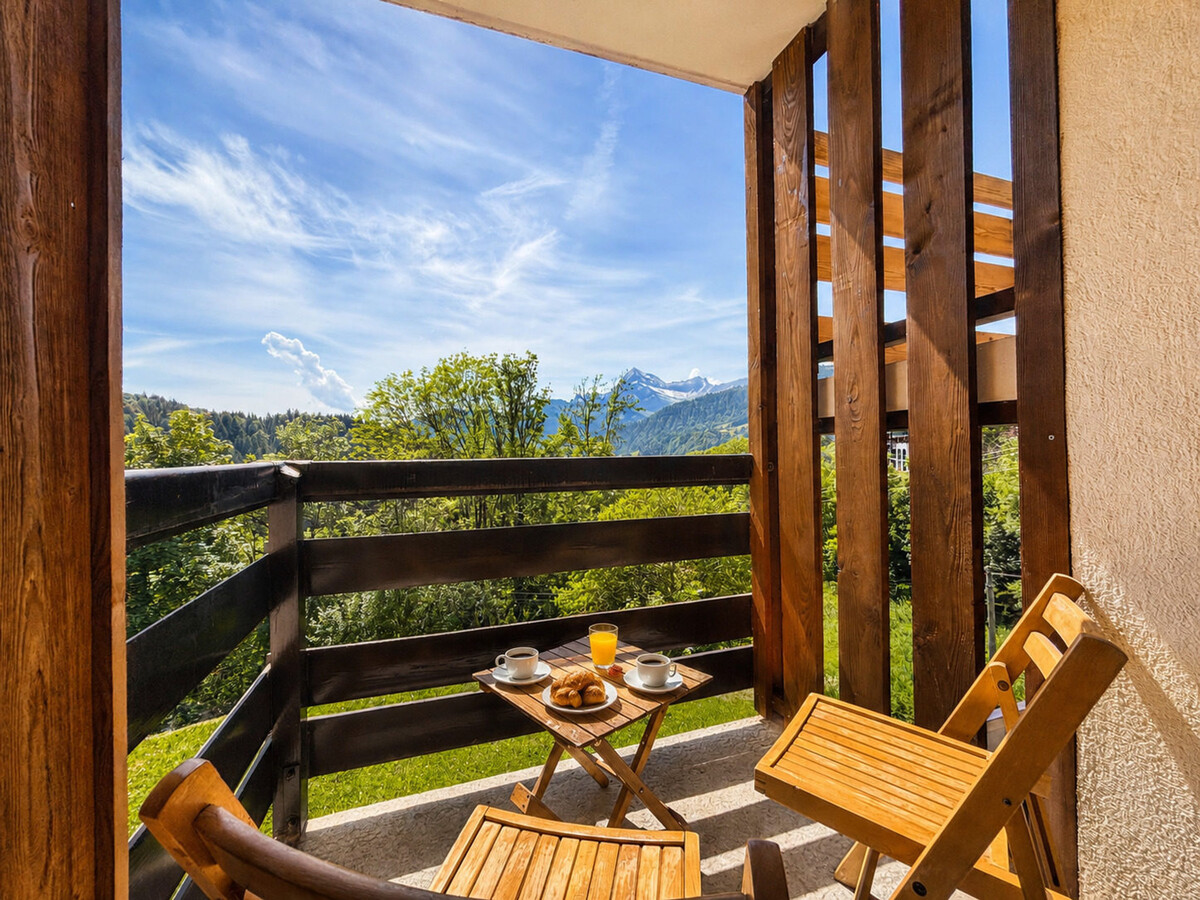 Studio cabine 4 pers. vue Mont Charvin + parking - Photo 2