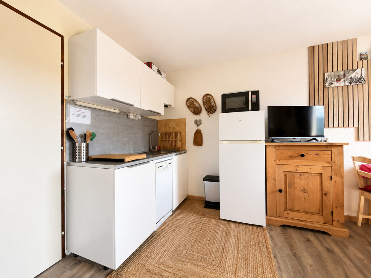 Studio cabine 4 pers. vue Mont Charvin + parking - Photo 3
