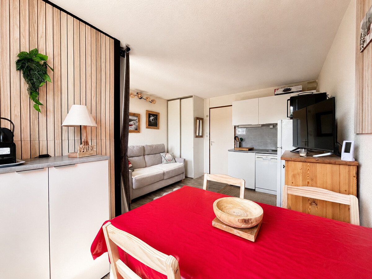 Studio cabine 4 pers. vue Mont Charvin + parking - Photo 4