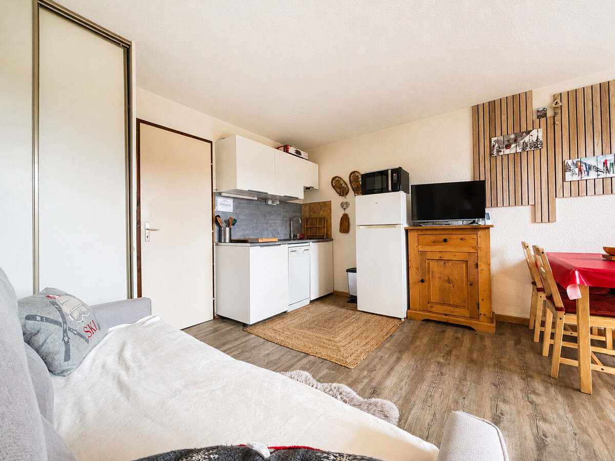 Studio cabine 4 pers. vue Mont Charvin + parking - Photo 5