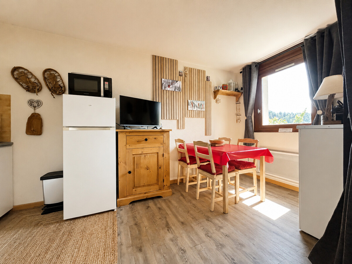 Studio cabine 4 pers. vue Mont Charvin + parking - Photo 7