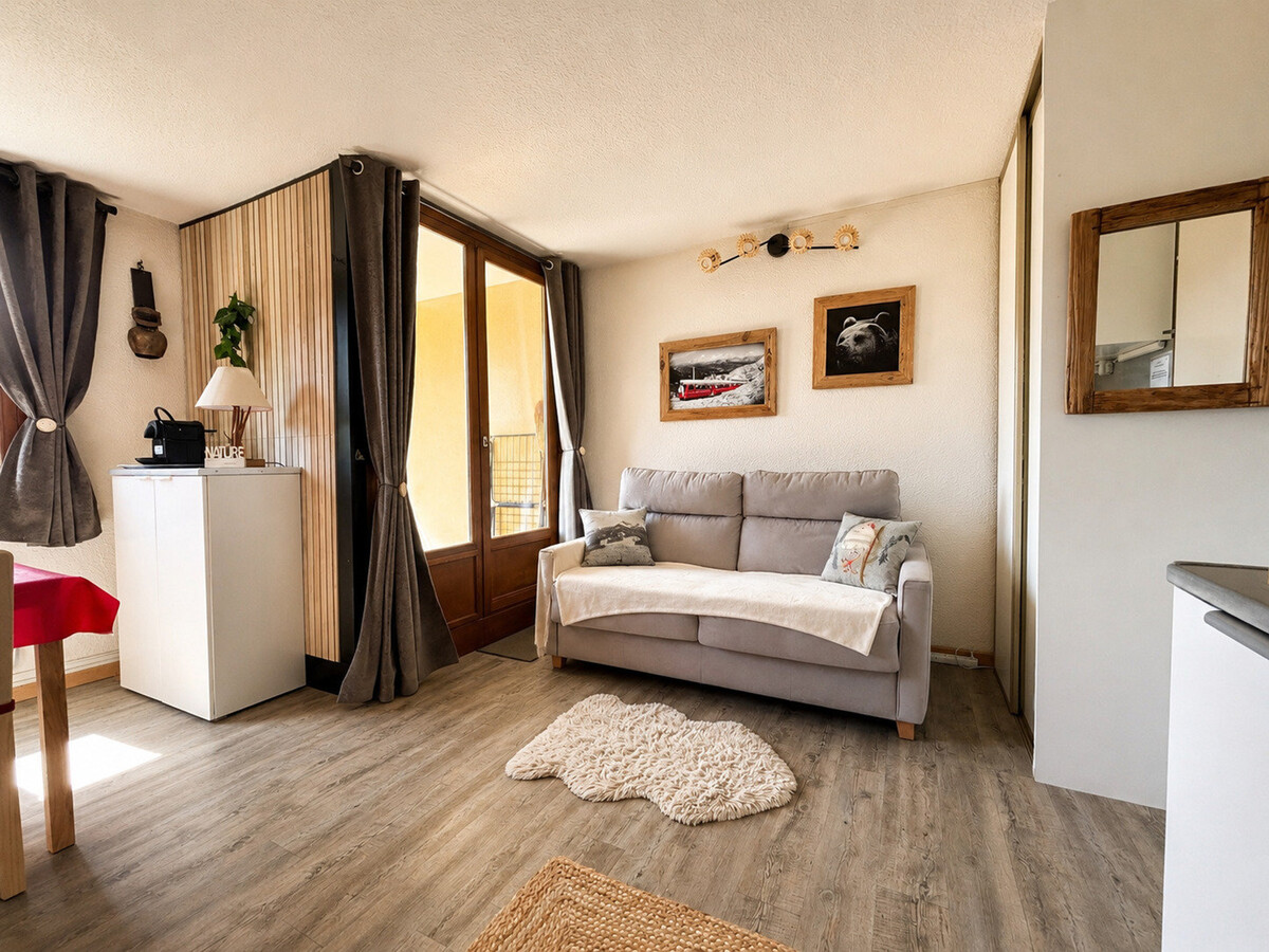 Studio cabine 4 pers. vue Mont Charvin + parking - Photo 10