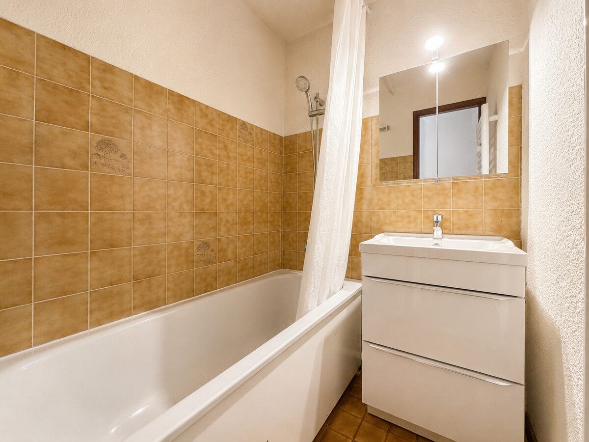 Studio cabine 4 pers. vue Mont Charvin + parking - Photo 13