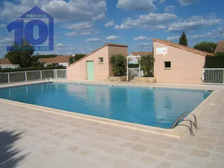 Location maison à Vendres, Pavillon 6 pers clim, piscine, parking privé, proche plage