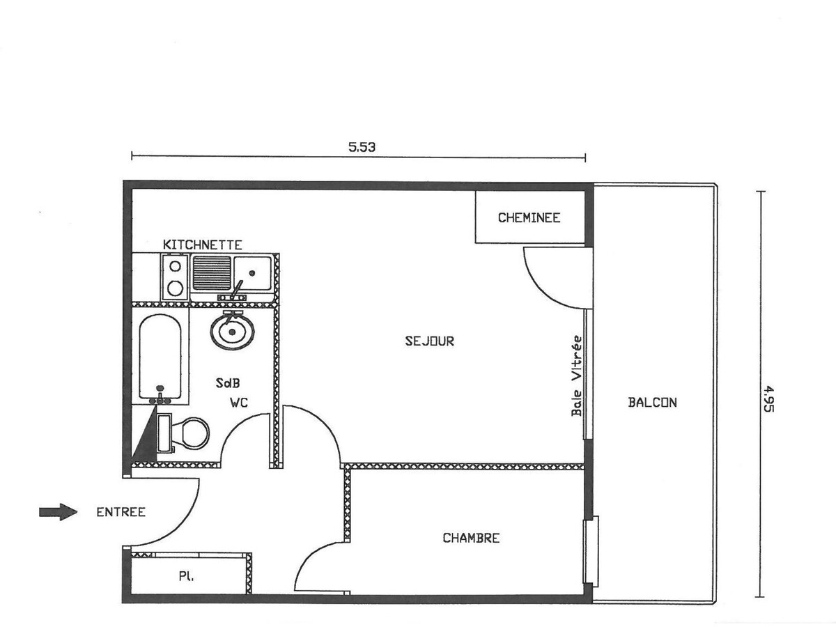 Studio 27 m² balcon Sud à La Clusaz, 4 pers - Photo 10