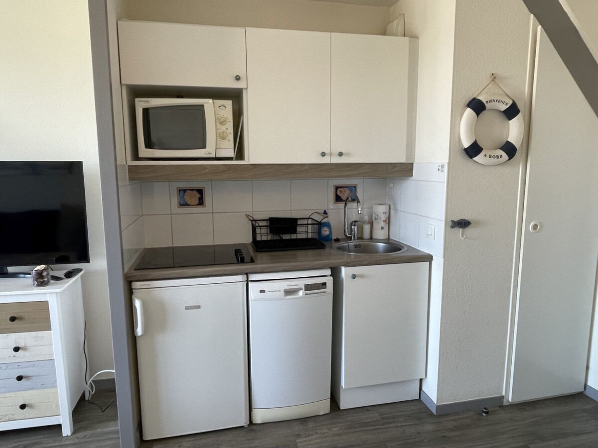 Appartement 4 pers. Arzon avec piscine et vue Port - Photo 4