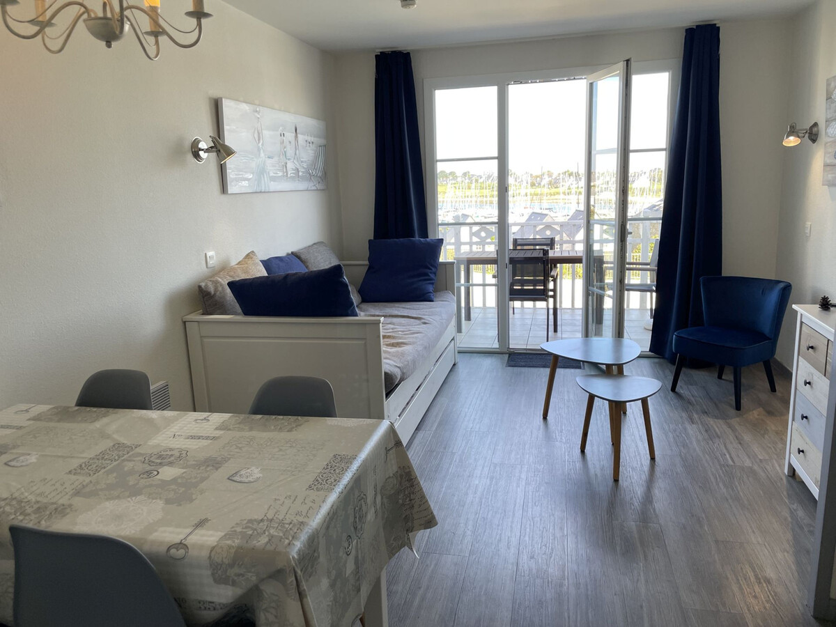 Appartement 4 pers. Arzon avec piscine et vue Port - Photo 5