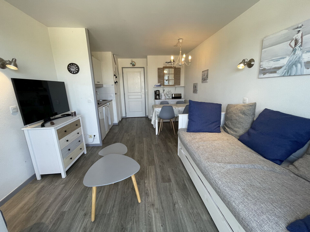 Appartement 4 pers. Arzon avec piscine et vue Port - Photo 7