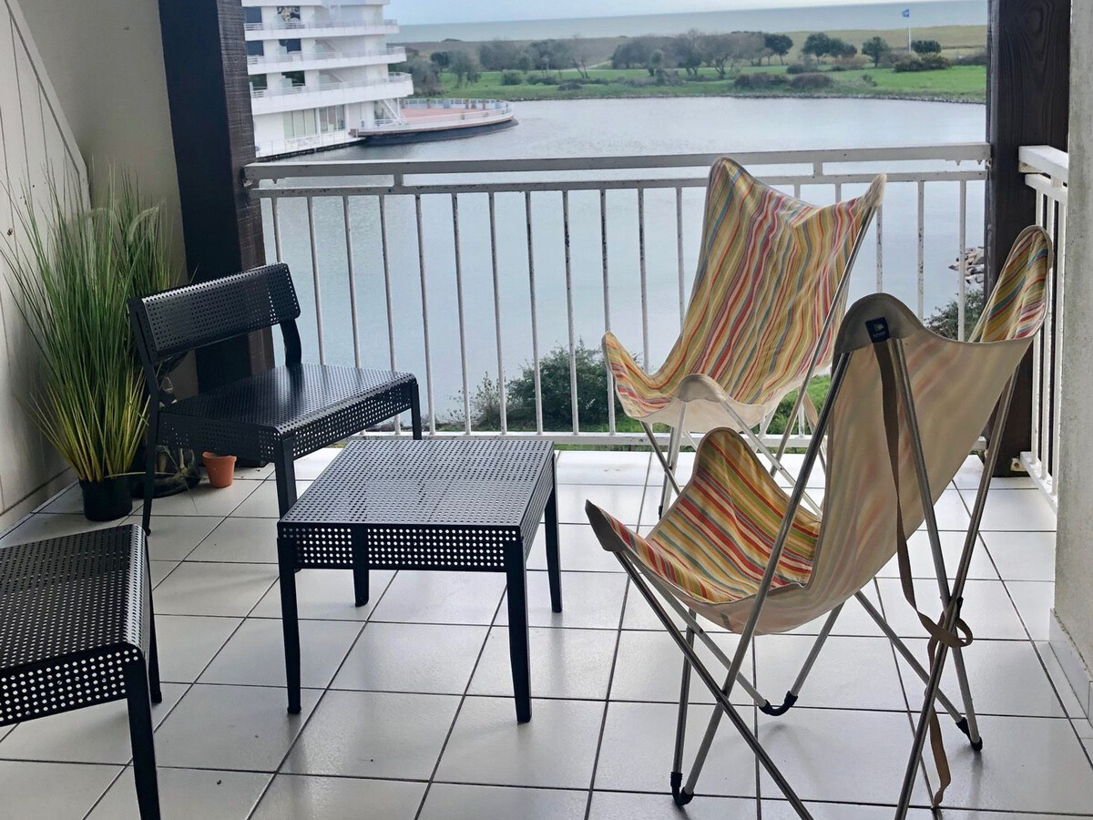 Appartement 6 pers. avec vue mer et piscine à Arzon - Photo 3