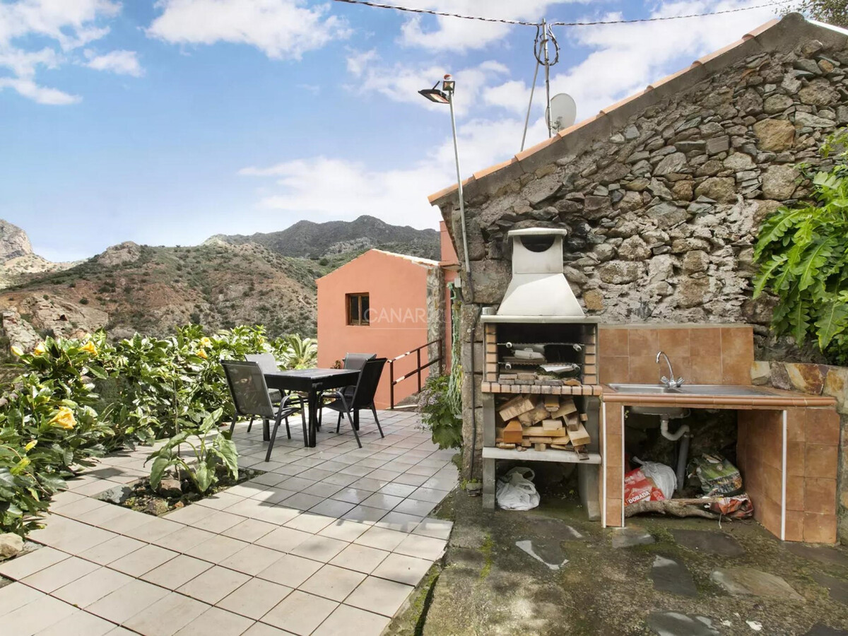 Maison ancienne 3 chambres, terrasse vue vallée, Vallehermoso - Photo 1
