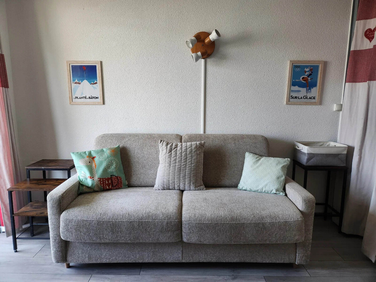 Studio 19m² Samoëns, balcon montagne, parking privé - Photo 5