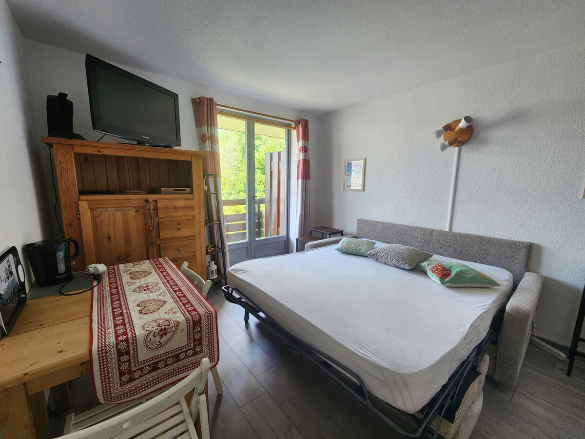 Studio 19m² Samoëns, balcon montagne, parking privé - Photo 6