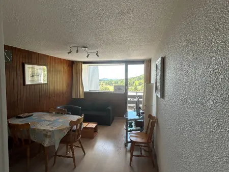 Location appartement à Besse et Saint Anastaise Super Besse, Appartement rénové au cœur de Super Besse avec balcon et parking privé