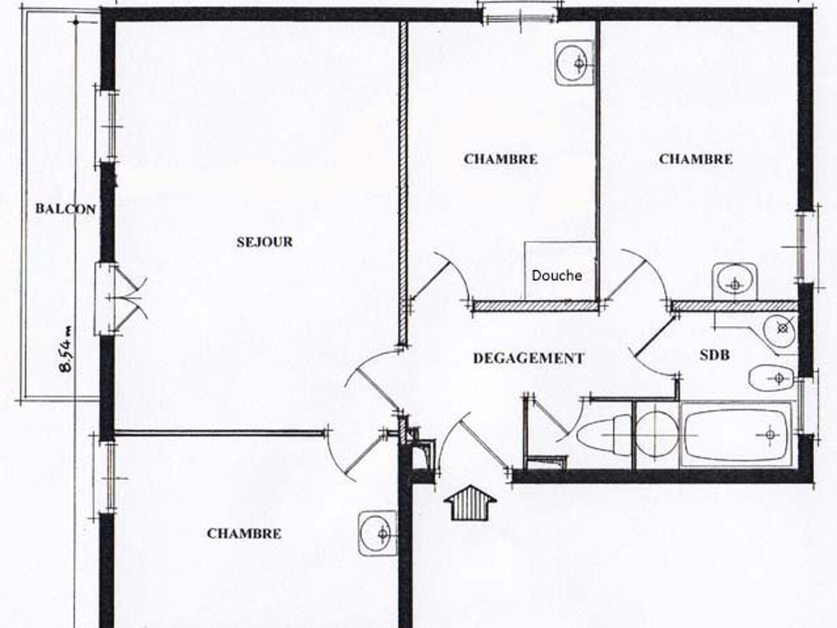 Appartement 64 m² 8 pers, 3 chambres - La Clusaz - Photo 13