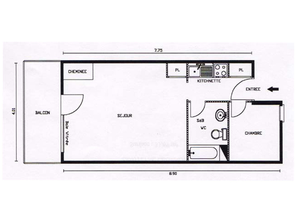 Studio 33m² La Clusaz, balcon Sud, 4 personnes - Photo 10