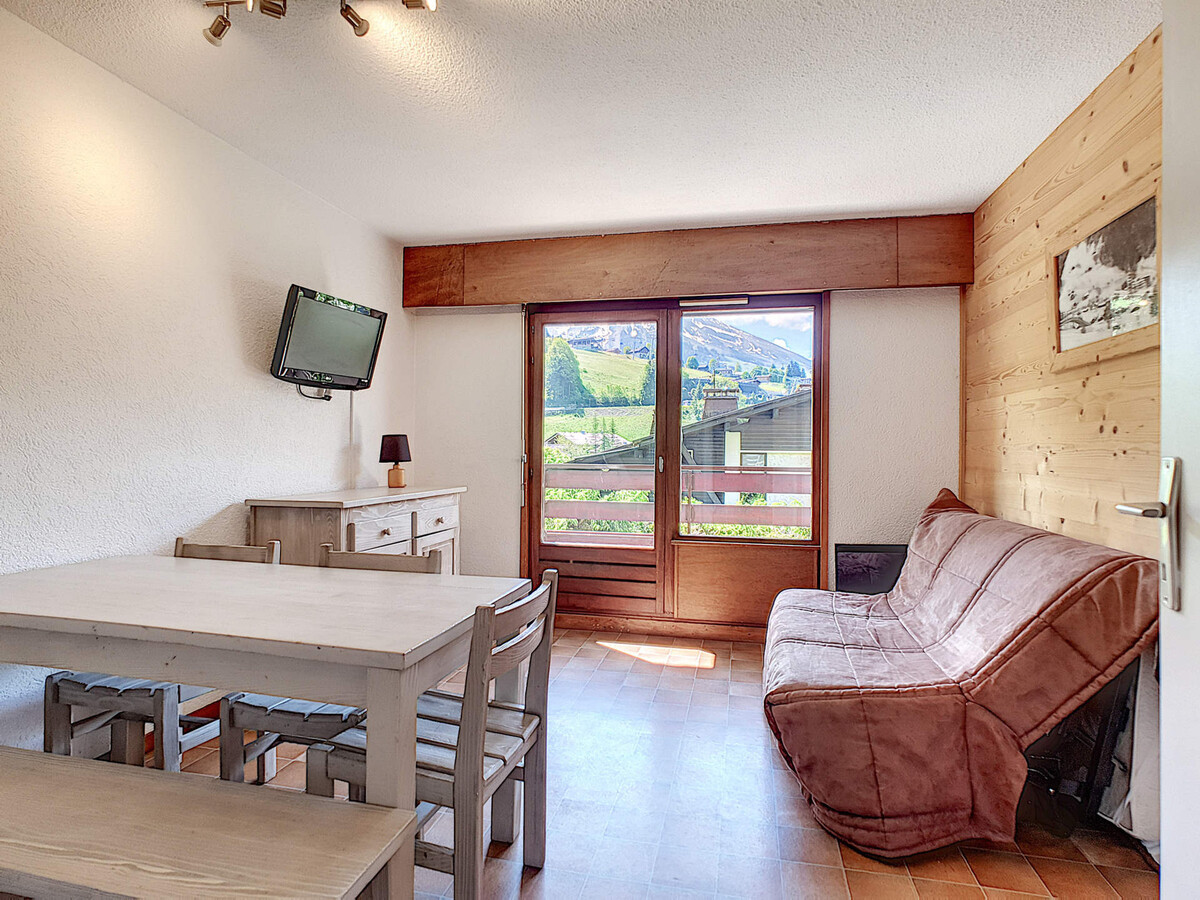 Appartement 6 pers, balcon sud, parking couvert à La Clusaz - Photo 1
