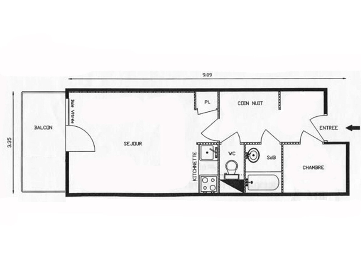 Appartement 6 pers, balcon sud, parking couvert à La Clusaz - Photo 11