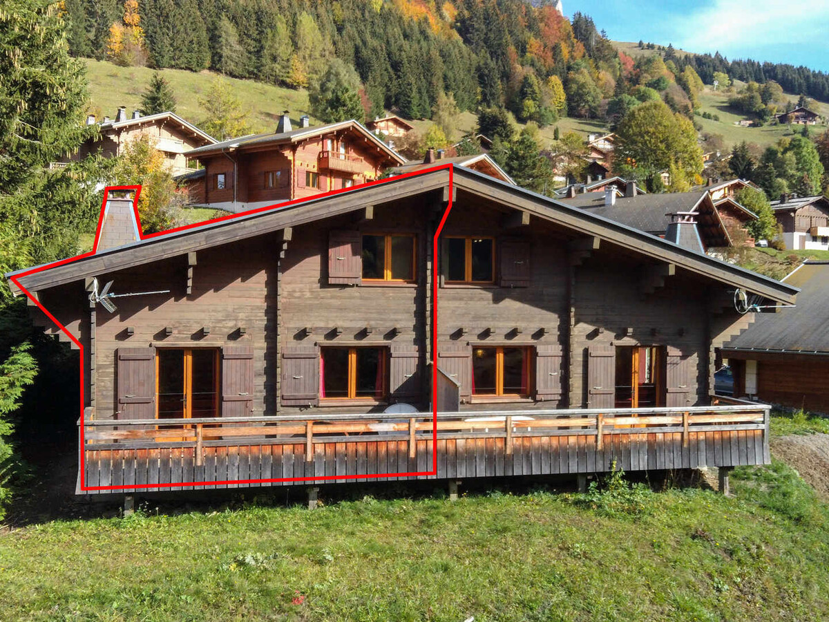 Demi-chalet 67m² à La Clusaz, 6 pers, cheminée - Photo 9
