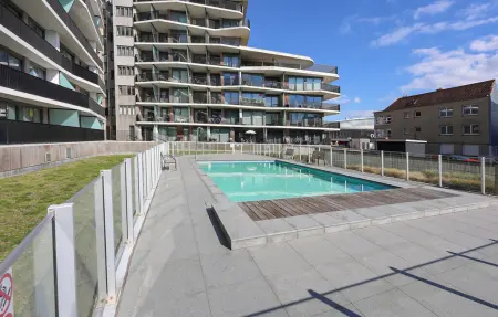 Appartement vue sur l'eau avec piscine à Ostende, à 100 m de la plage : photo 9