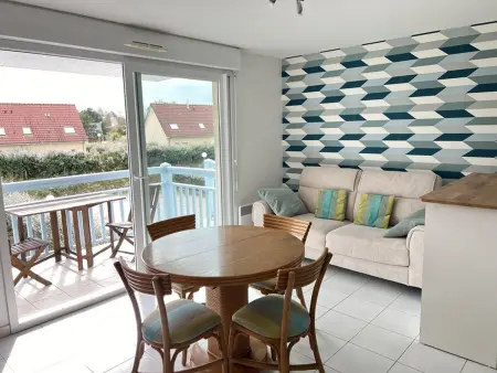 Location appartement à Cucq Stella Plage, Studio lumineux près plage, animaux admis, parking privé